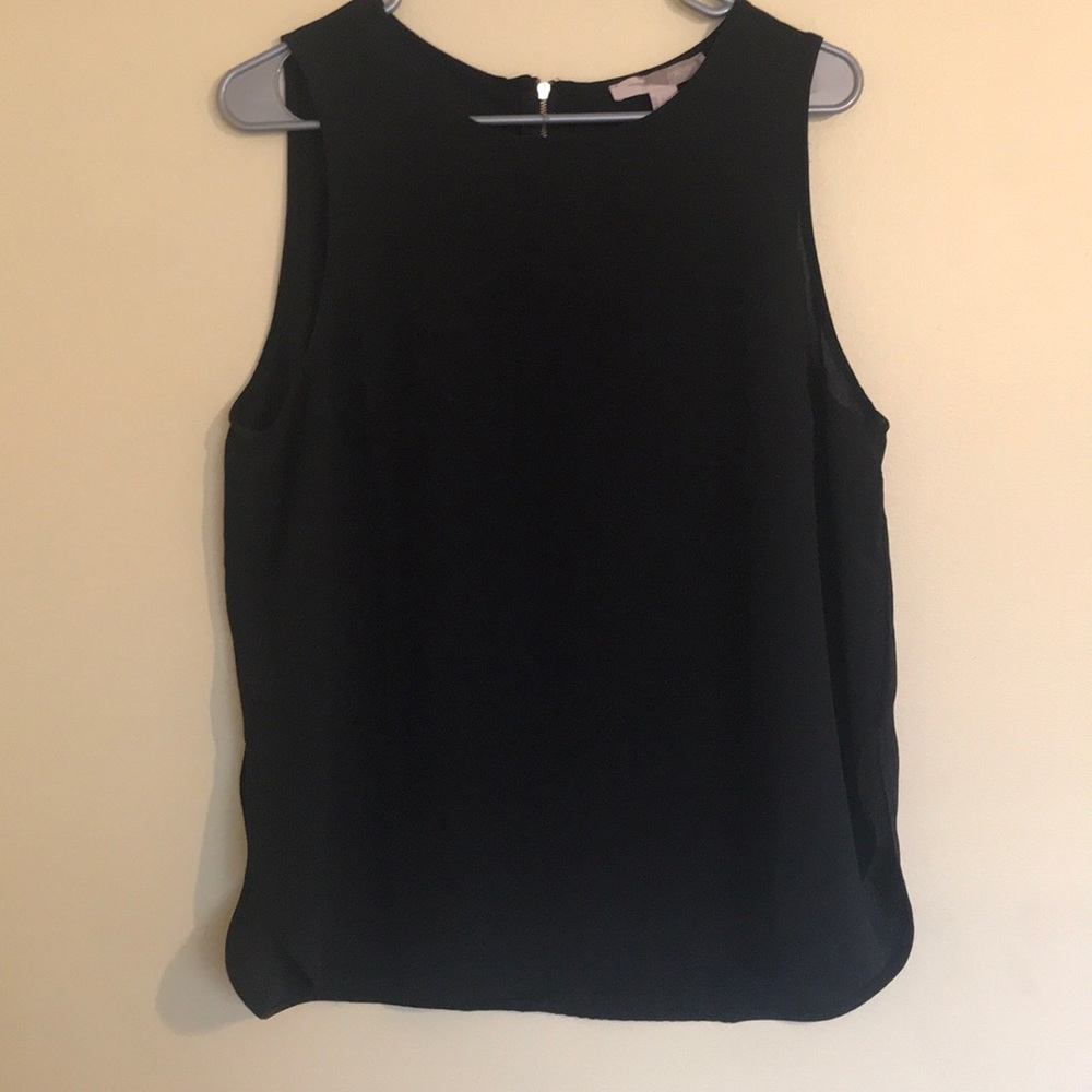 Forever 21 black sleeveless top size L